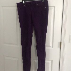 SOLD brand Purple stretch jeans